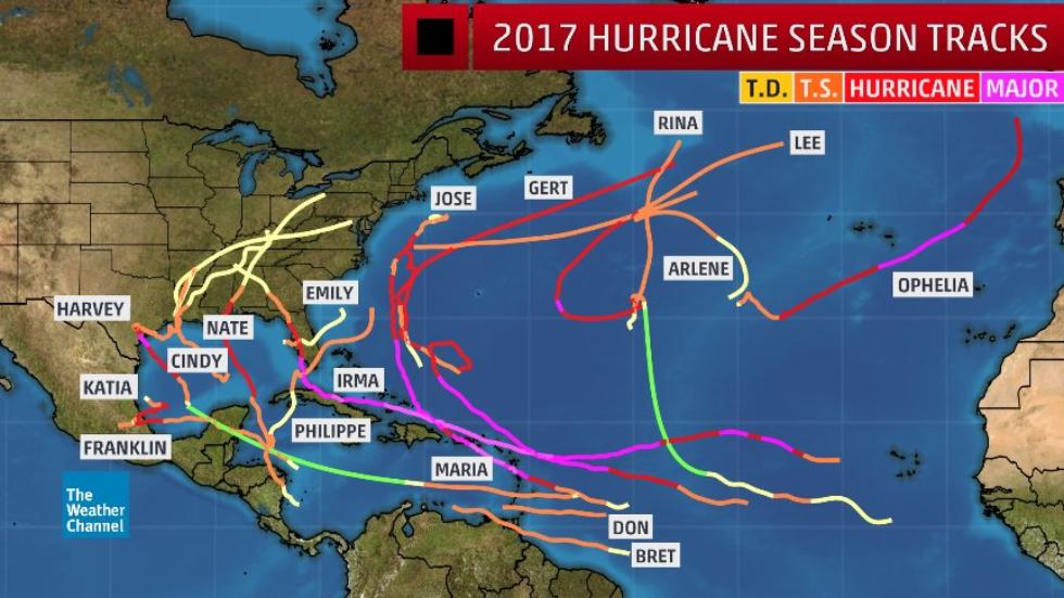 florida hurricanes in 2017